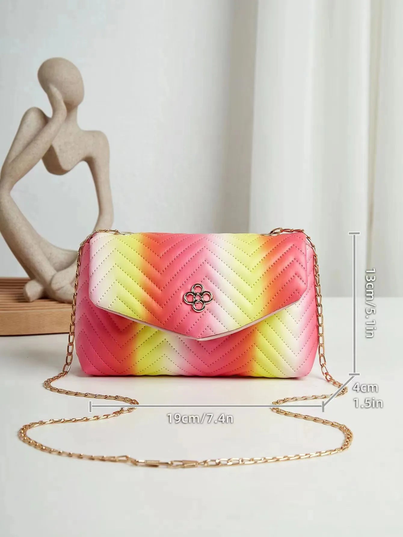New Contrast Color Polyester Suitable For Portable Travel Lipstick Cosmetics Women's Bag