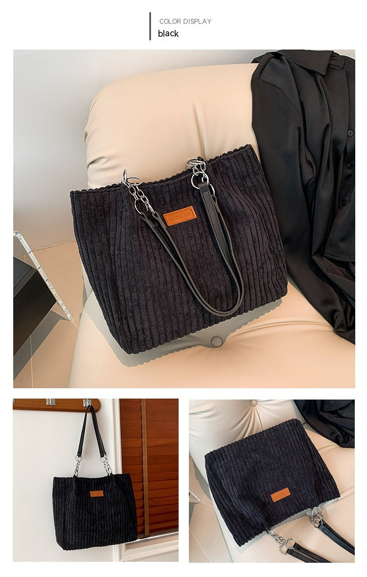 Autumn And Winter Large Capacity Tote Bags For Women