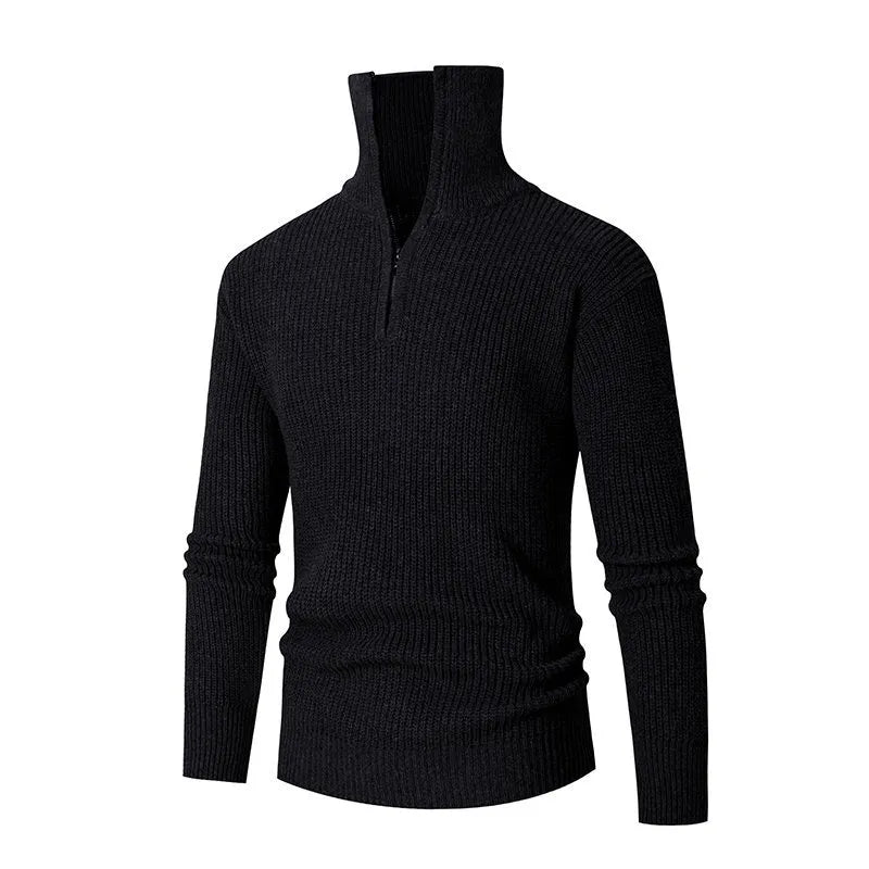 Fall Winter Men Thermal Slim Fit Base Sweater Shirts Leisure