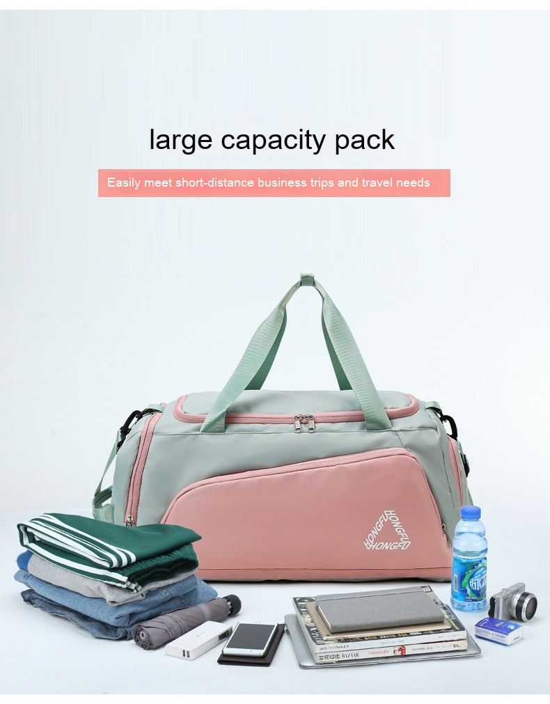 Dry Wet Separation Backpack Portable Large Capacity Travel Bag