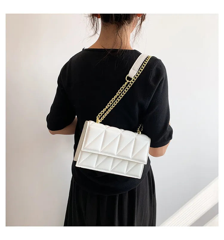 Small Square Bags Fashion Chain Crossbody Shoulder Bag