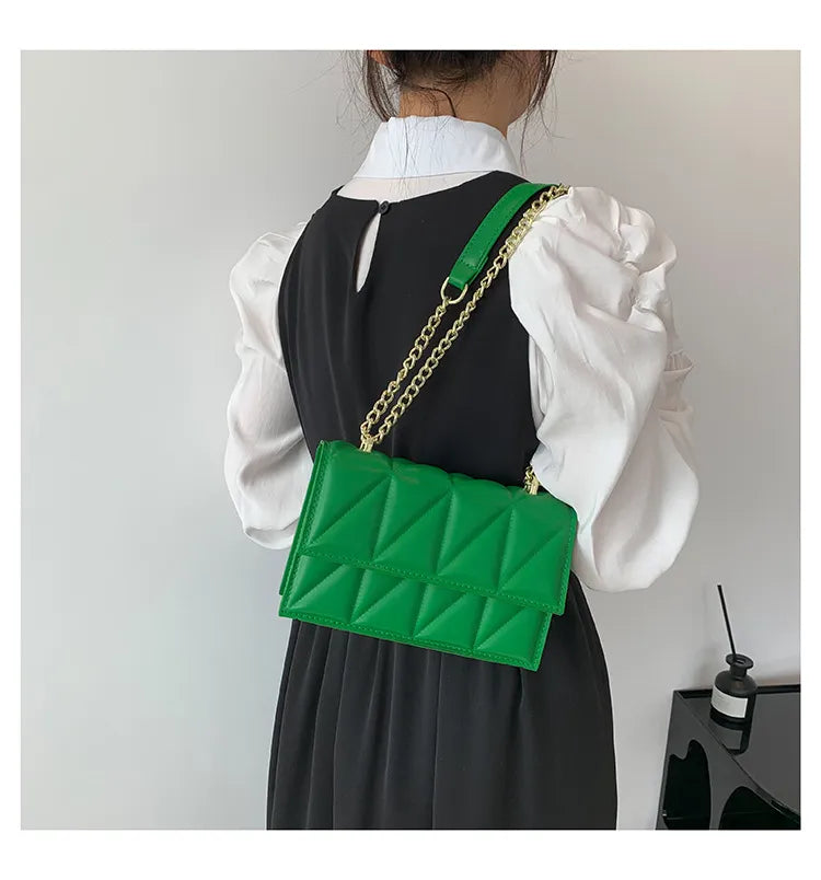Small Square Bags Fashion Chain Crossbody Shoulder Bag