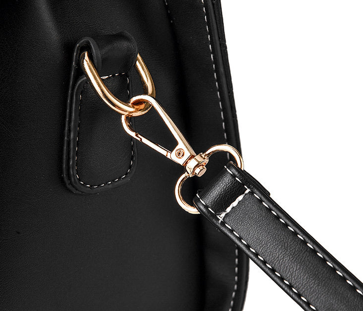 Fashion Color Matching Ladies Handbags European and American Atmosphere Large Capacity