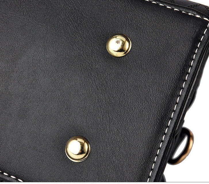 Fashion Color Matching Ladies Handbags European and American Atmosphere Large Capacity