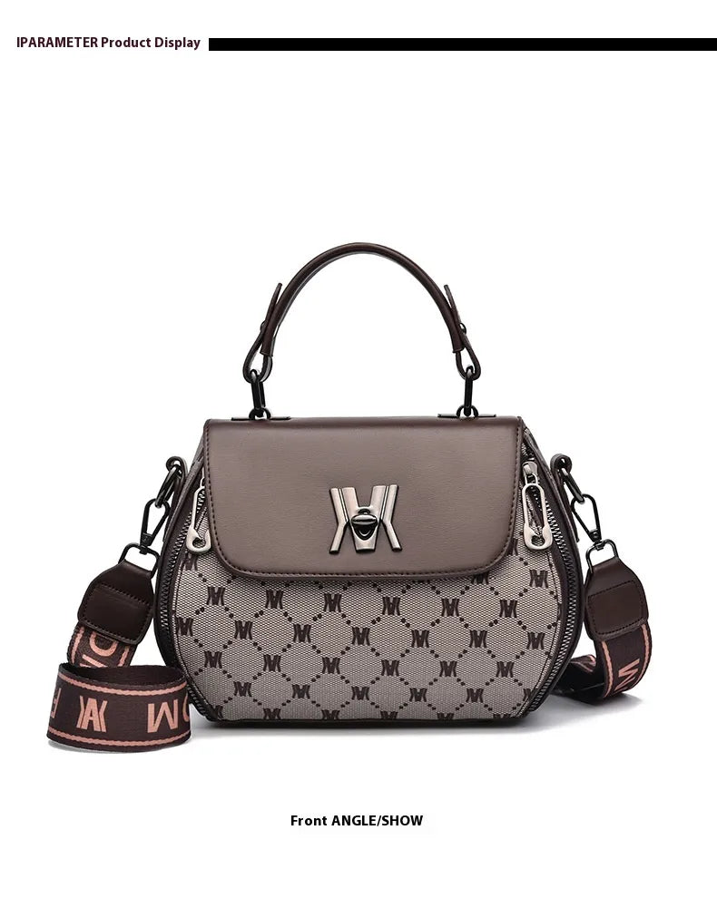 Fashion Women's Printed Handbag High Sense Handbag