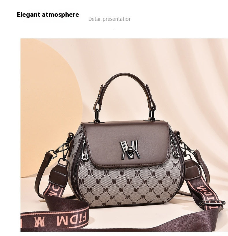 Fashion Women's Printed Handbag High Sense Handbag