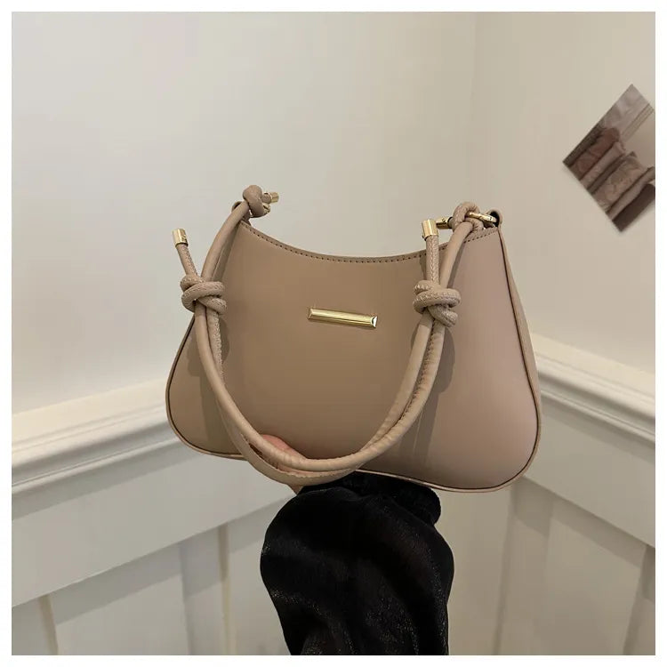 Women's High-end Hand-held Armpit Small Square Bag