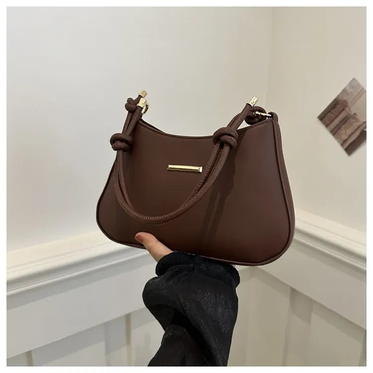 Women's High-end Hand-held Armpit Small Square Bag