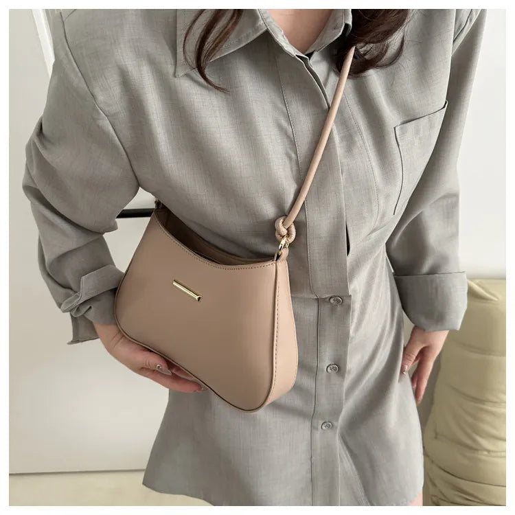 Women's High-end Hand-held Armpit Small Square Bag