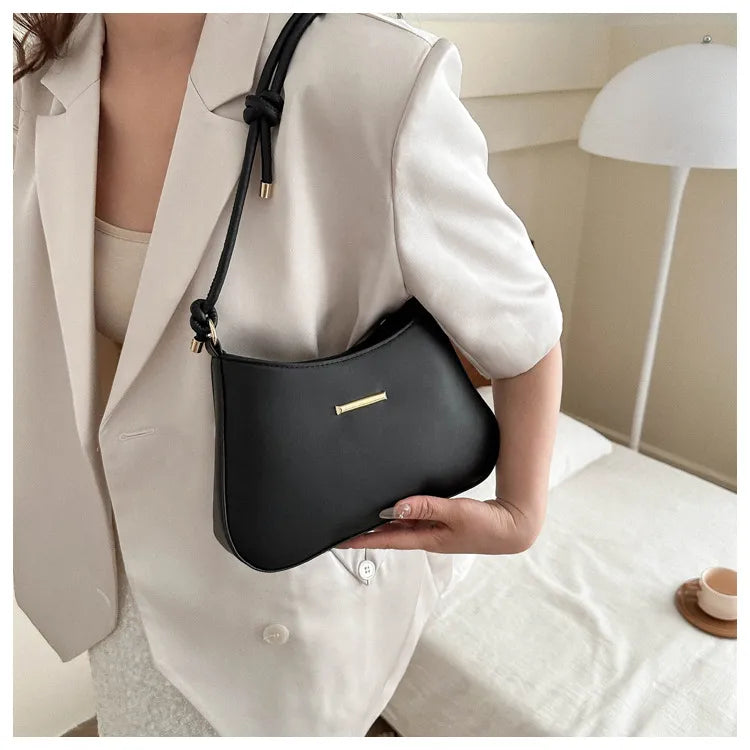 Women's High-end Hand-held Armpit Small Square Bag