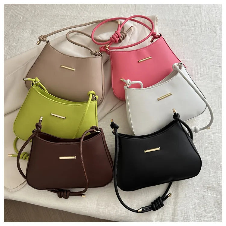 Women's High-end Hand-held Armpit Small Square Bag