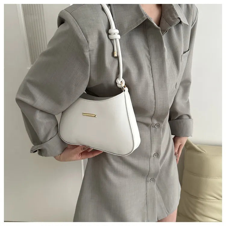 Women's High-end Hand-held Armpit Small Square Bag