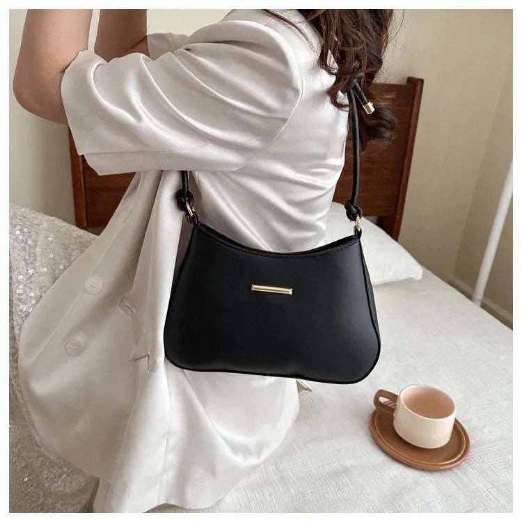 Women's High-end Hand-held Armpit Small Square Bag