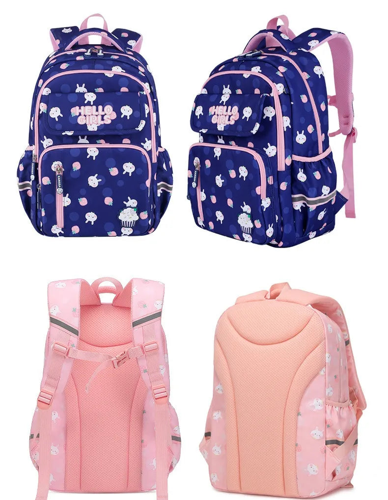 6-12-year-old Primary School Children's Backpack Large Capacity Schoolbag