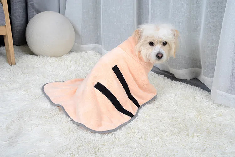 Quick-drying Pet Absorbent Towel Dog Bathrobe Pet Dog Bath Towel For Dogs Cats Microfiber Absorbent Pet Drying Towel Pet Supplies Pet Products