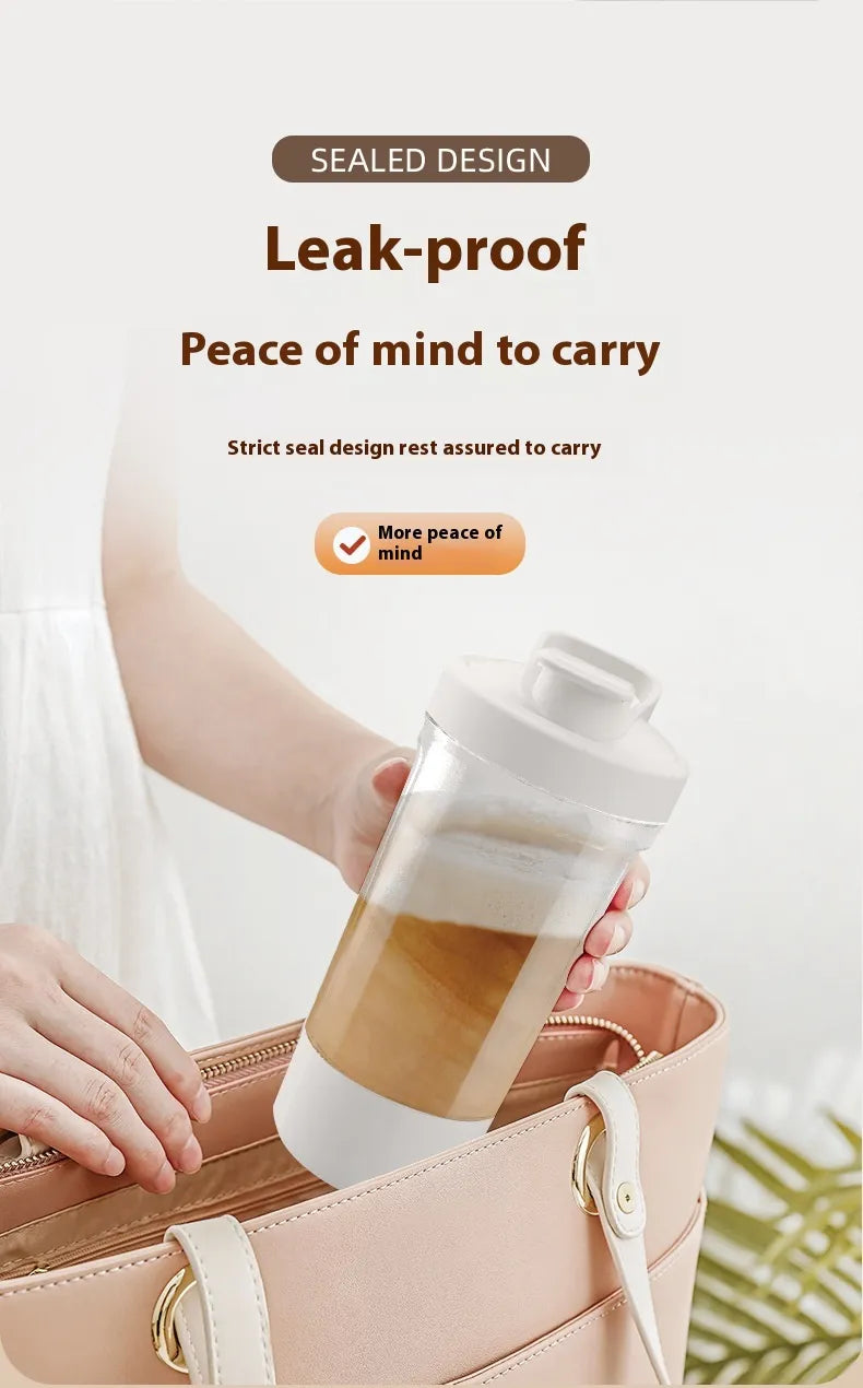 400ML 14oz Electric Protein Powder Mixing Cup Automatic Shaker Mixer Shake Bottle Milk Coffee Blender Kettle Fro Gym 1200mAh