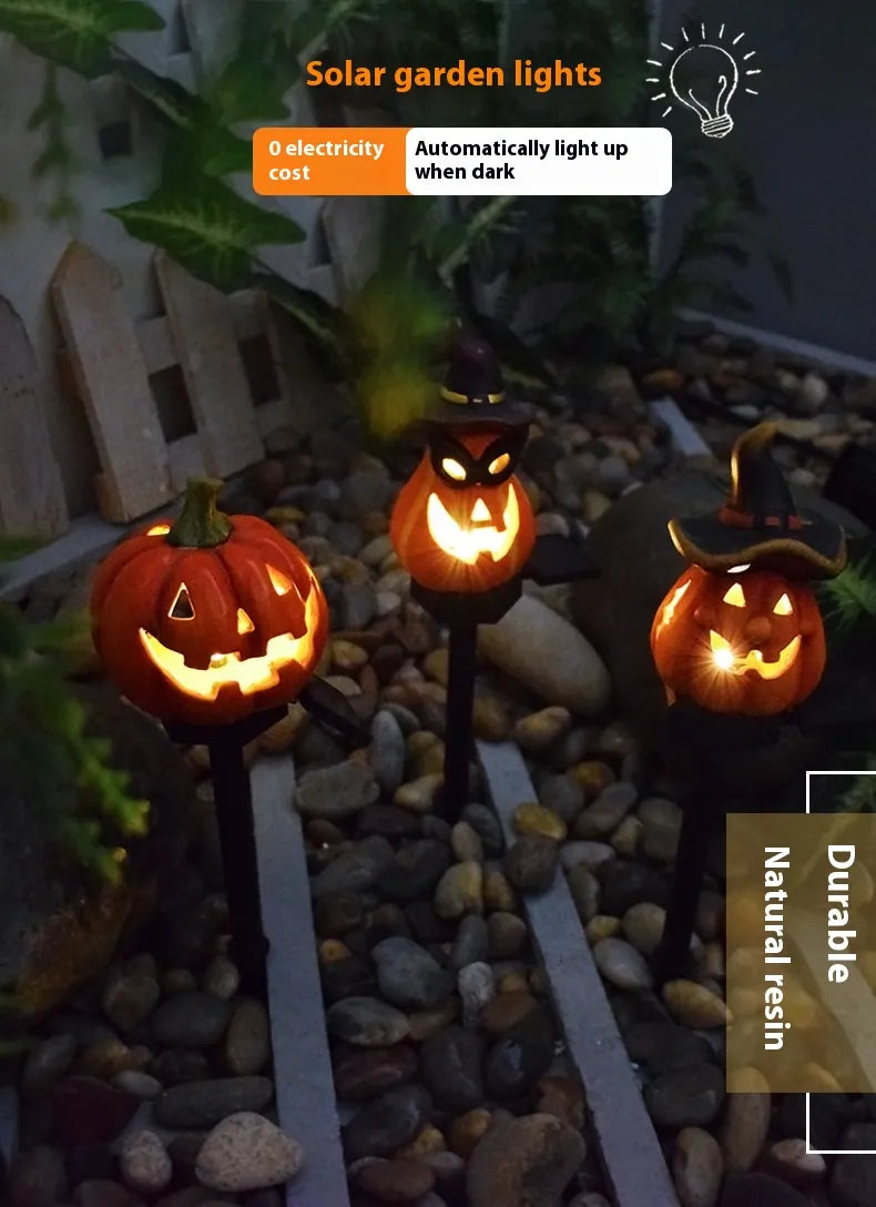 Solar Halloween Outdoor Creative Atmosphere Pumpkin Lamp