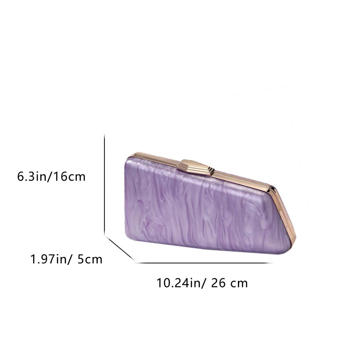 Casual Acrylic Single-shoulder Bag For Gatherings