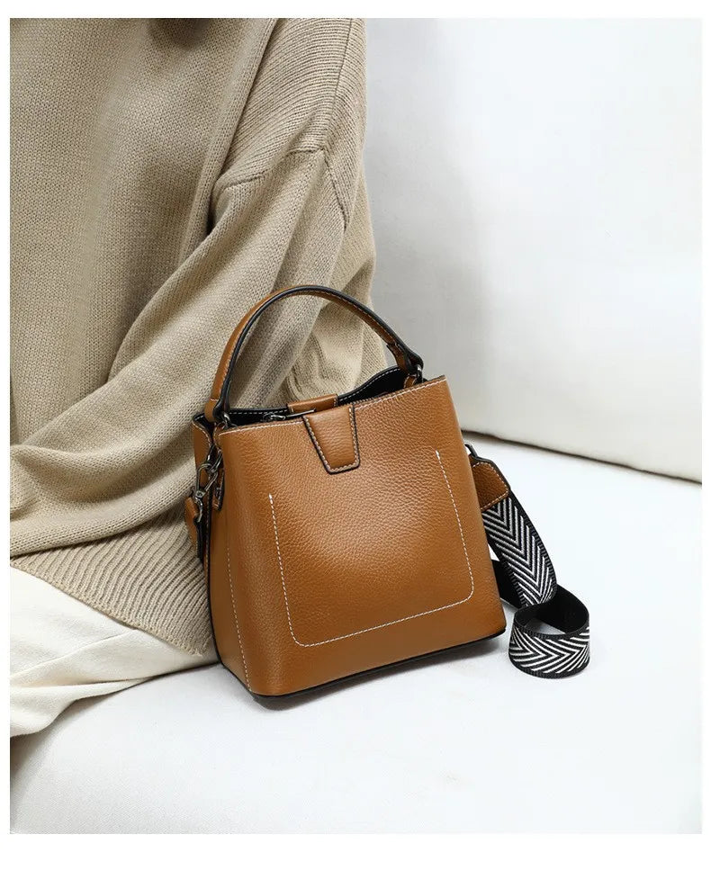 Fashionable Stylish Bucket Bag Shoulder Crossbody Bag Women's Bag Broadband
