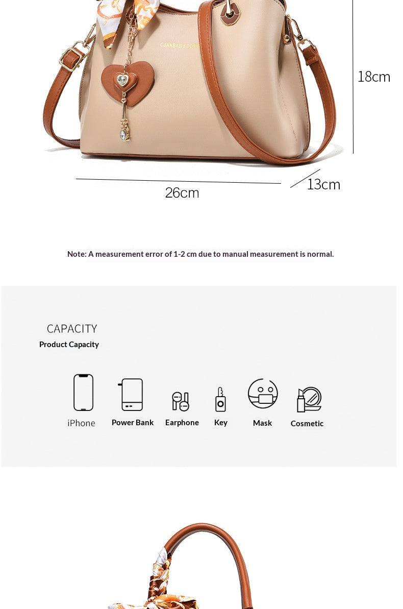 High-end High-capacity Crossbody Tote Bag