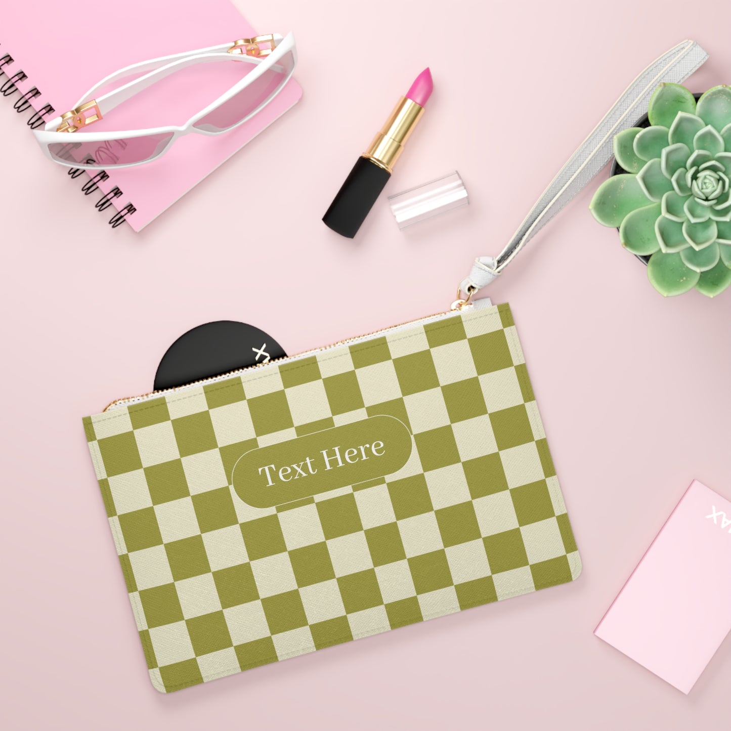 Clutch Bag - Personalize With Checkered Designs