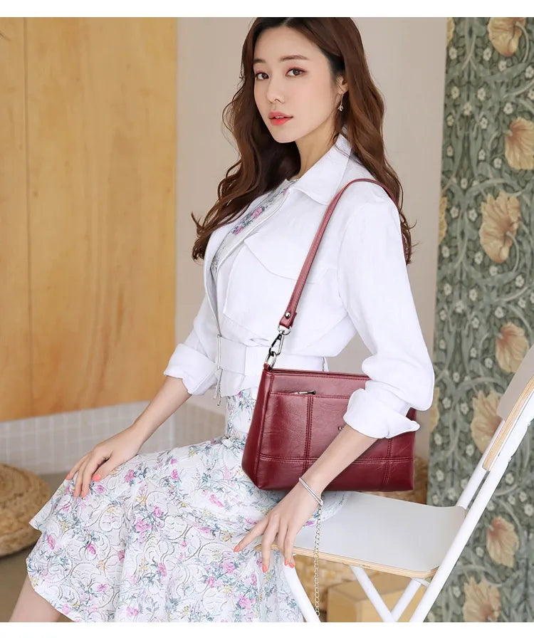 Shoulder Messenger Bag Fashion Generous Handheld Small Square Bag