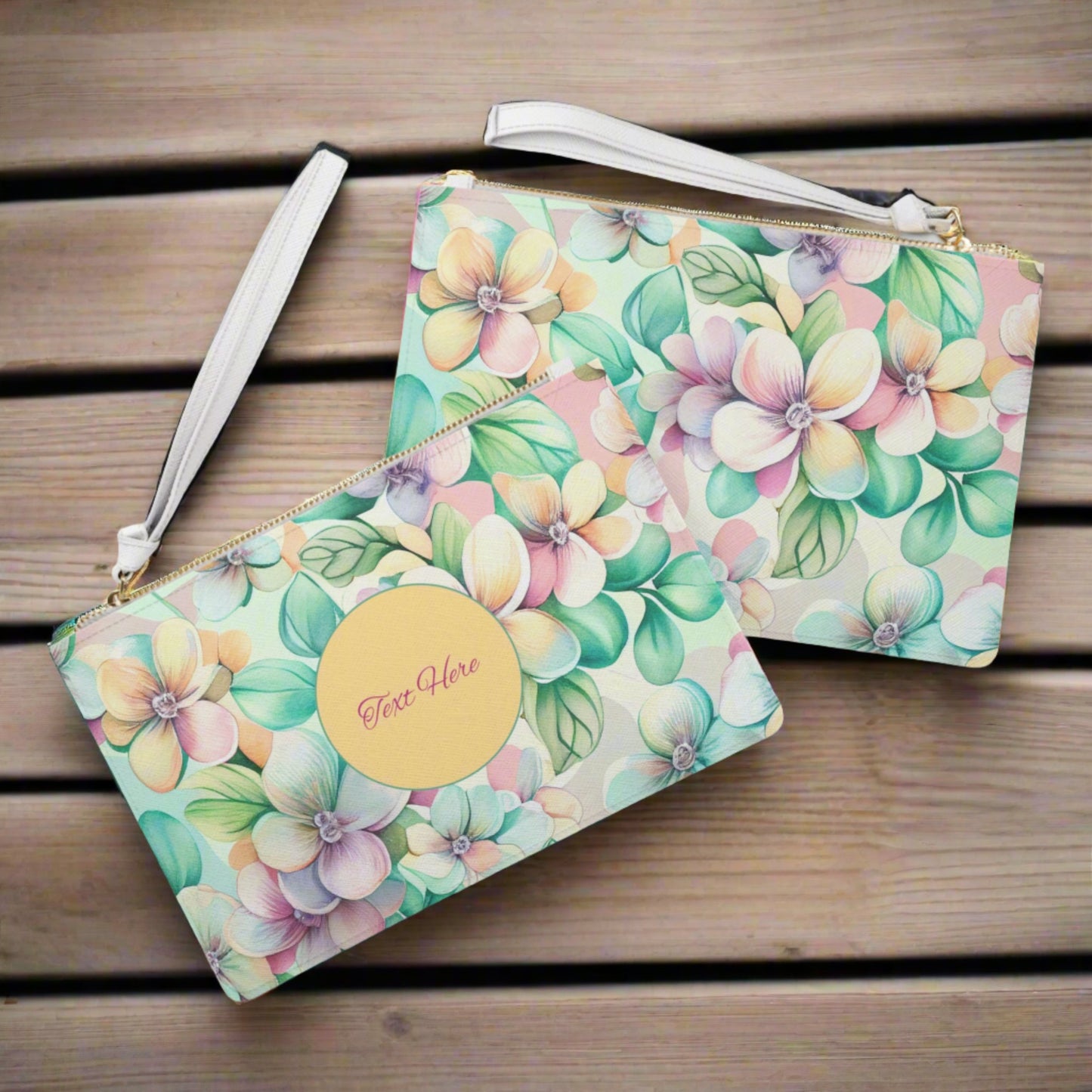 Clutch Bag - Personalize With Floral Designs