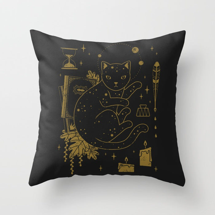 Halloween pillowcase black and white