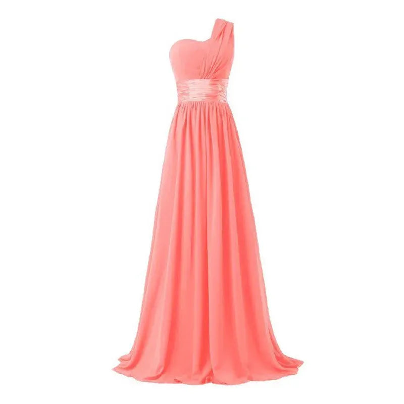 Long Multi-color Banquet Evening Dress