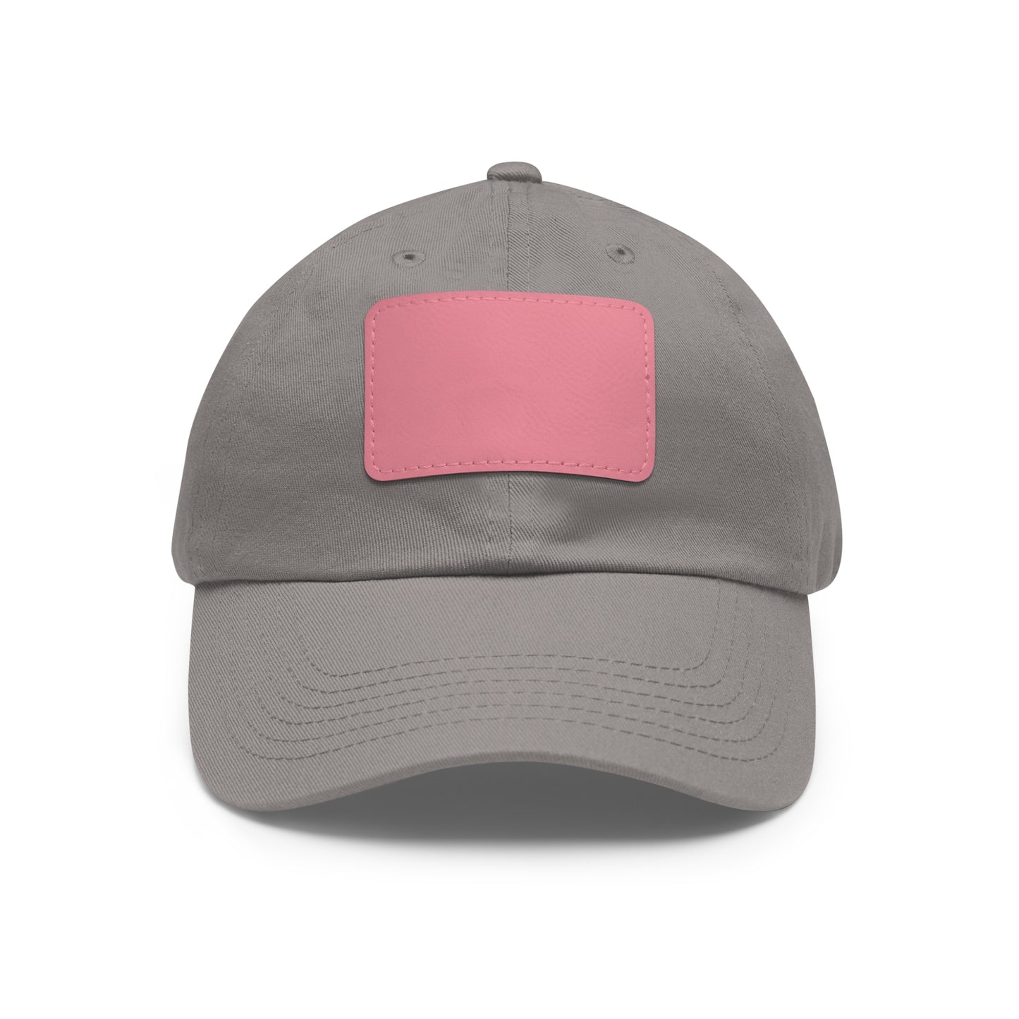 Dad Hat with Leather Patch (Rectangle) - Personalize With Country Flags