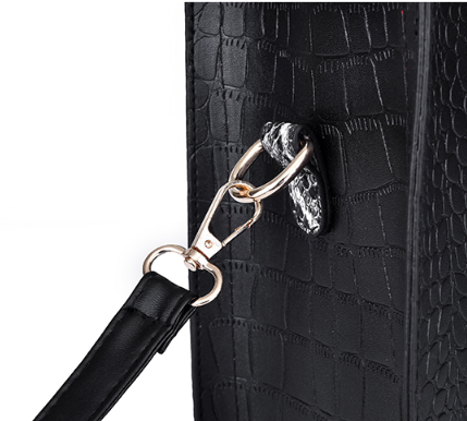 Diagonal cross bag Solid color stone tote bag