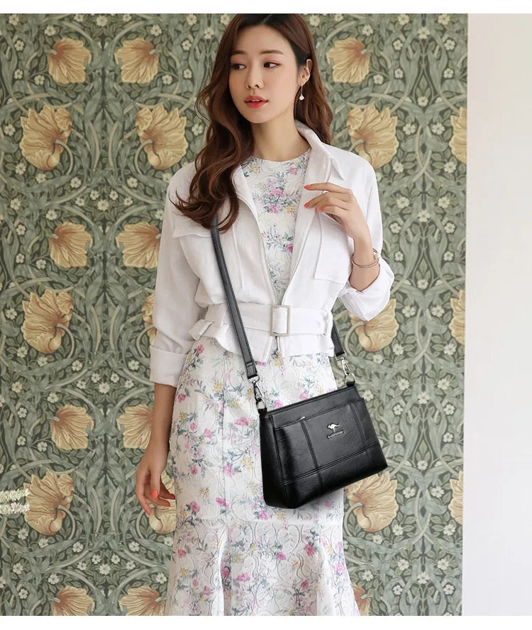 Shoulder Messenger Bag Fashion Generous Handheld Small Square Bag