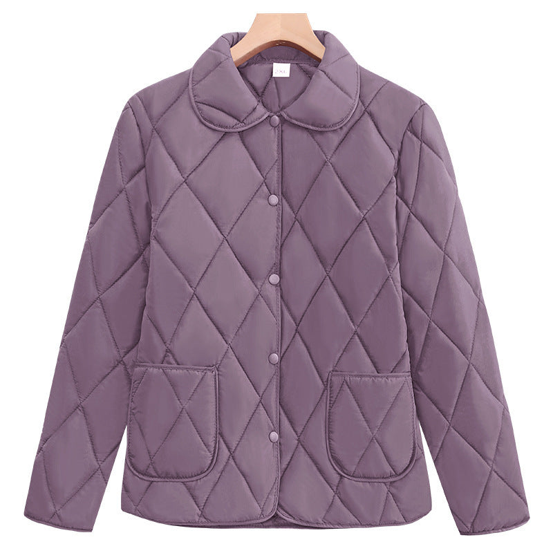 Women's Loose-fitting Lightweight Thin Coat Cotton-padded Jacket