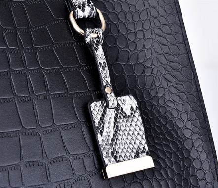 Diagonal cross bag Solid color stone tote bag