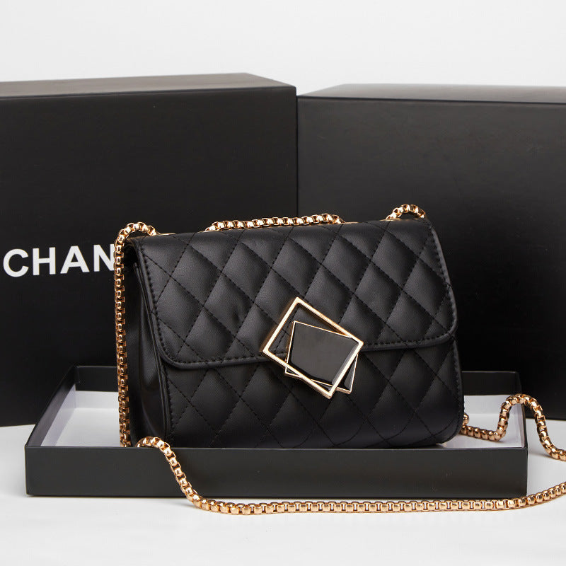 Summer Women's Luxury Vintage  Small Square Crossbody Handbag