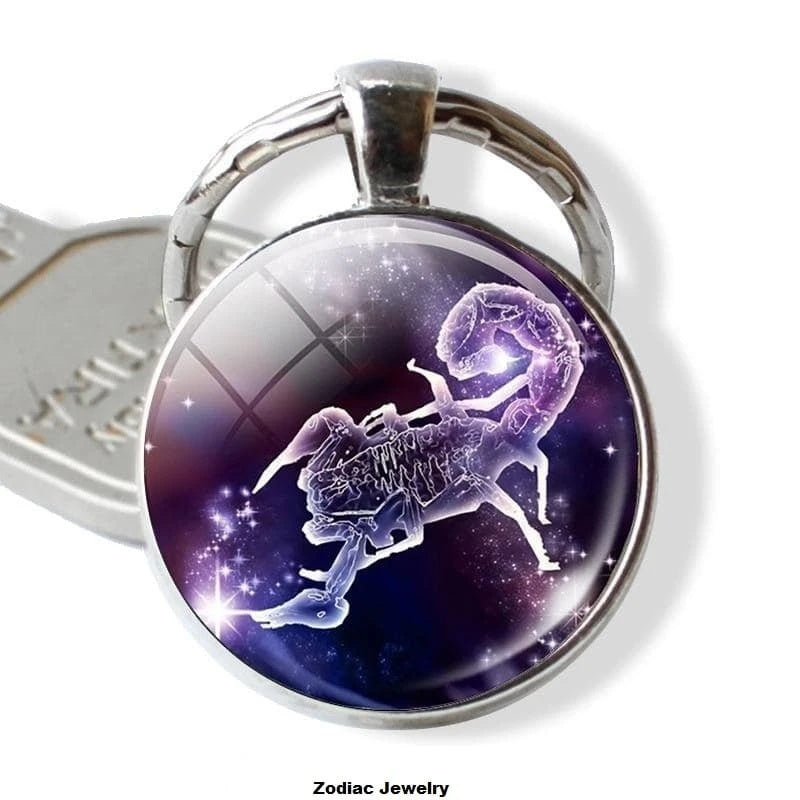 Twelve Constellation Keychain Birthday Gift