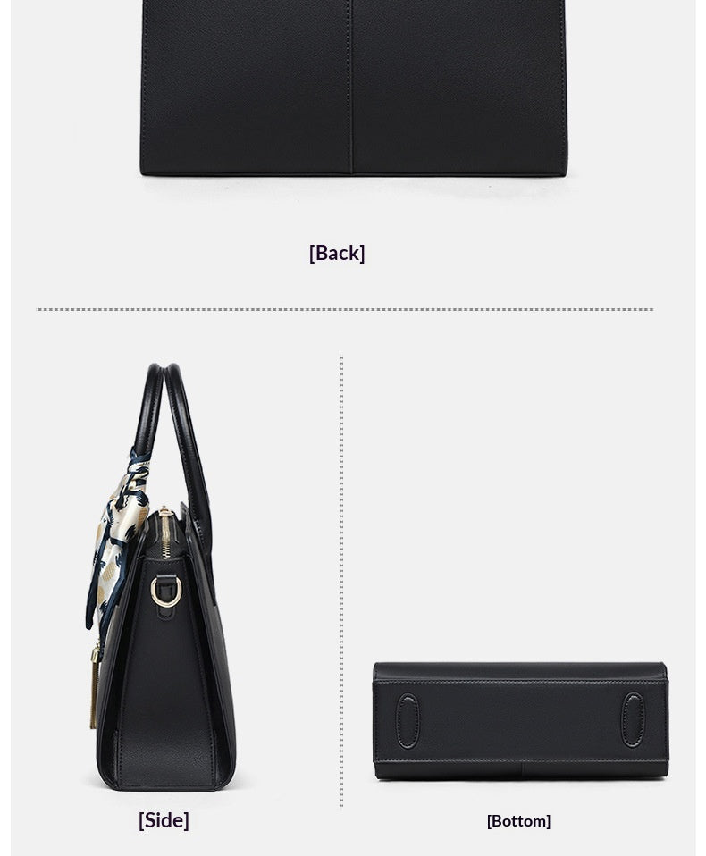 Premium Leather Crossbody Bag With A Spacious Design