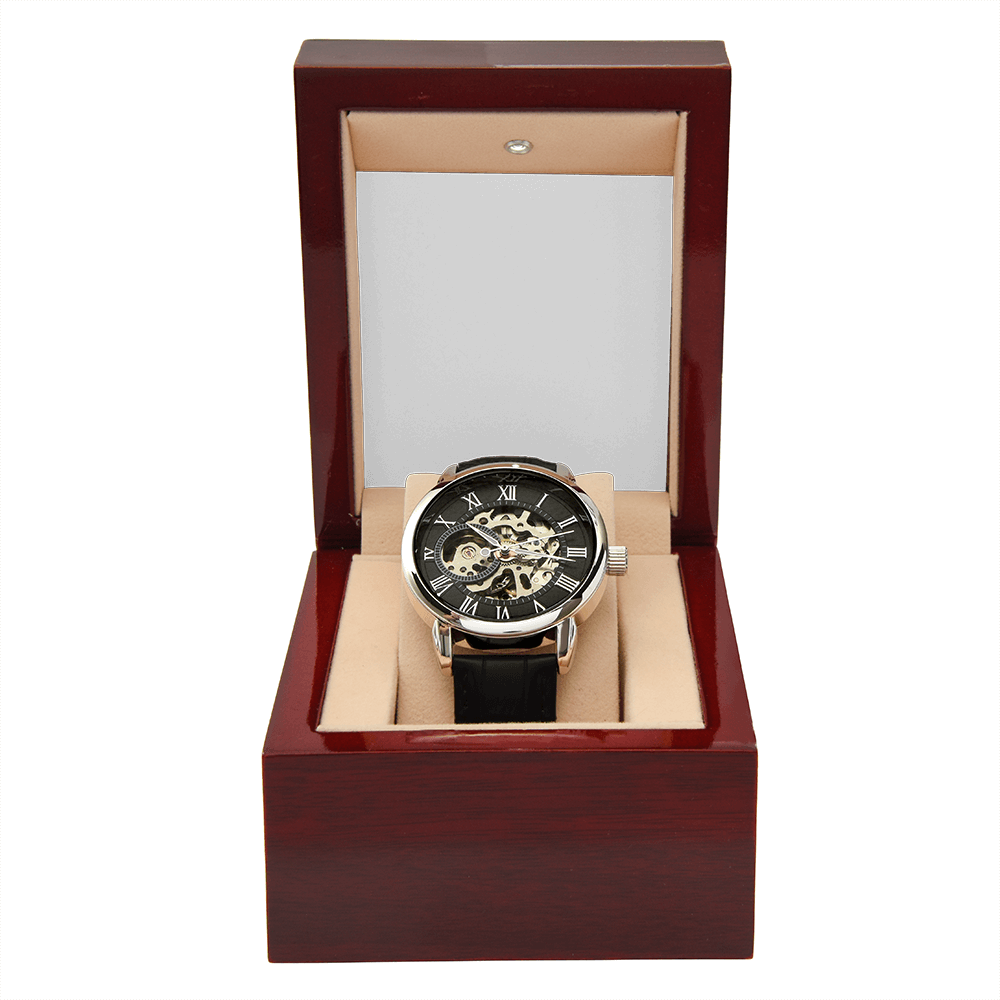 Men's Openwork Watch - Personalized Gift For Loved One