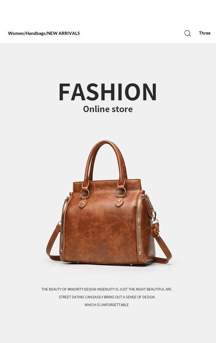 Tote Bag With A Multi-functional, Detachable Shoulder Strap For Handheld Use