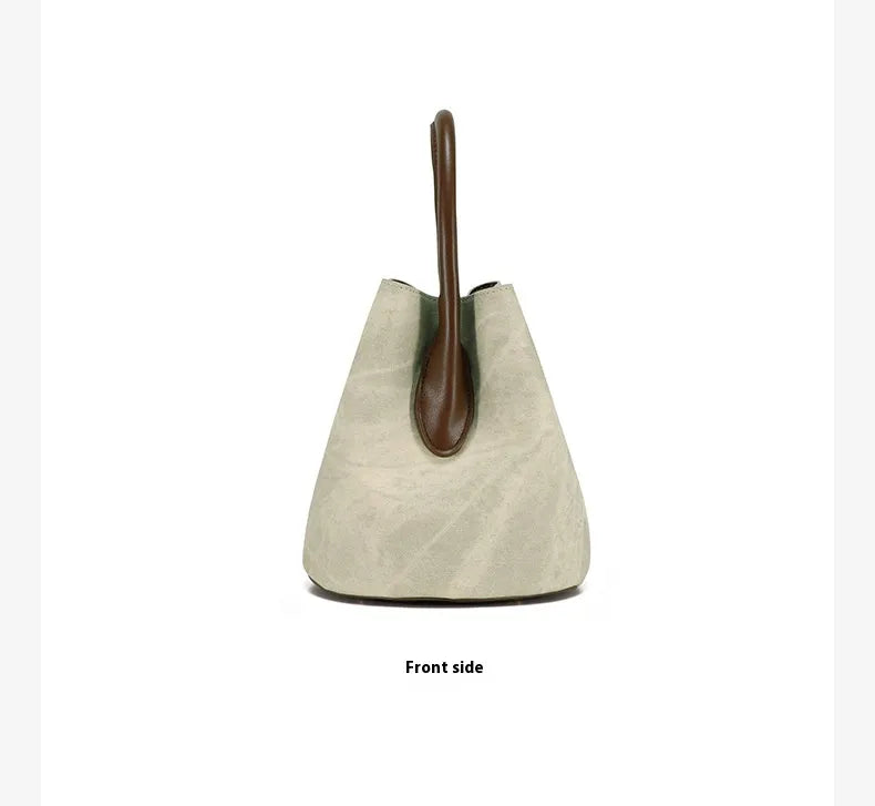 Simple Portable Bucket Bag For Women Summer New