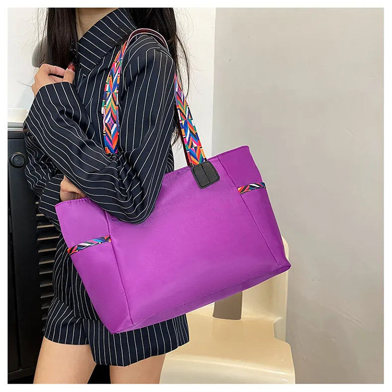 Women's Oxford Cloth Bag Portable And Fashion Shoulder Bag
