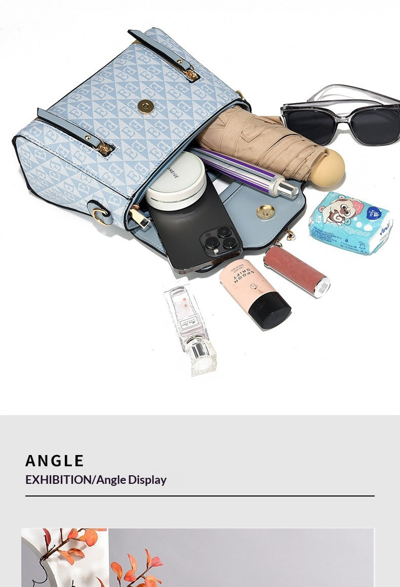 Womens Stylish Versatile Tote Shoulder And Crossbody Bag