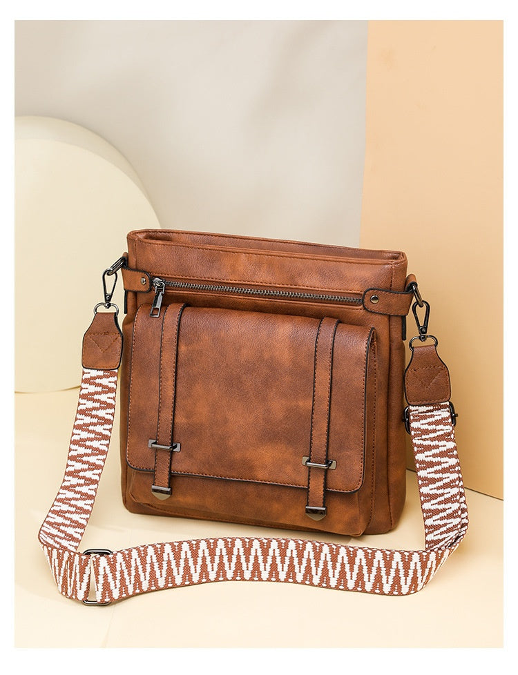 Women's Shoulder Personality Large Capacity Multi-pocket Bucket Bag