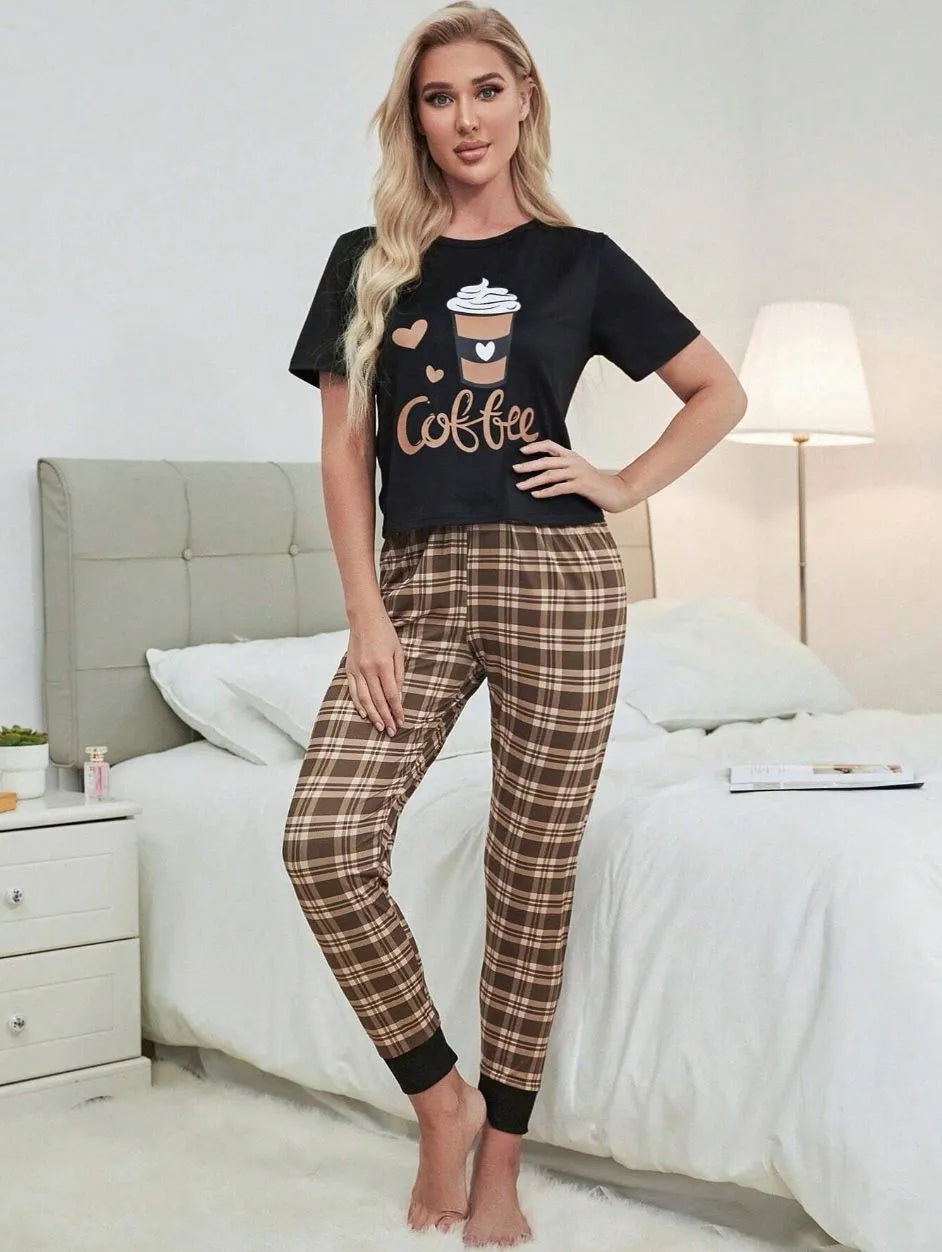 Women's Ladies' Homewear Printed Pajamas