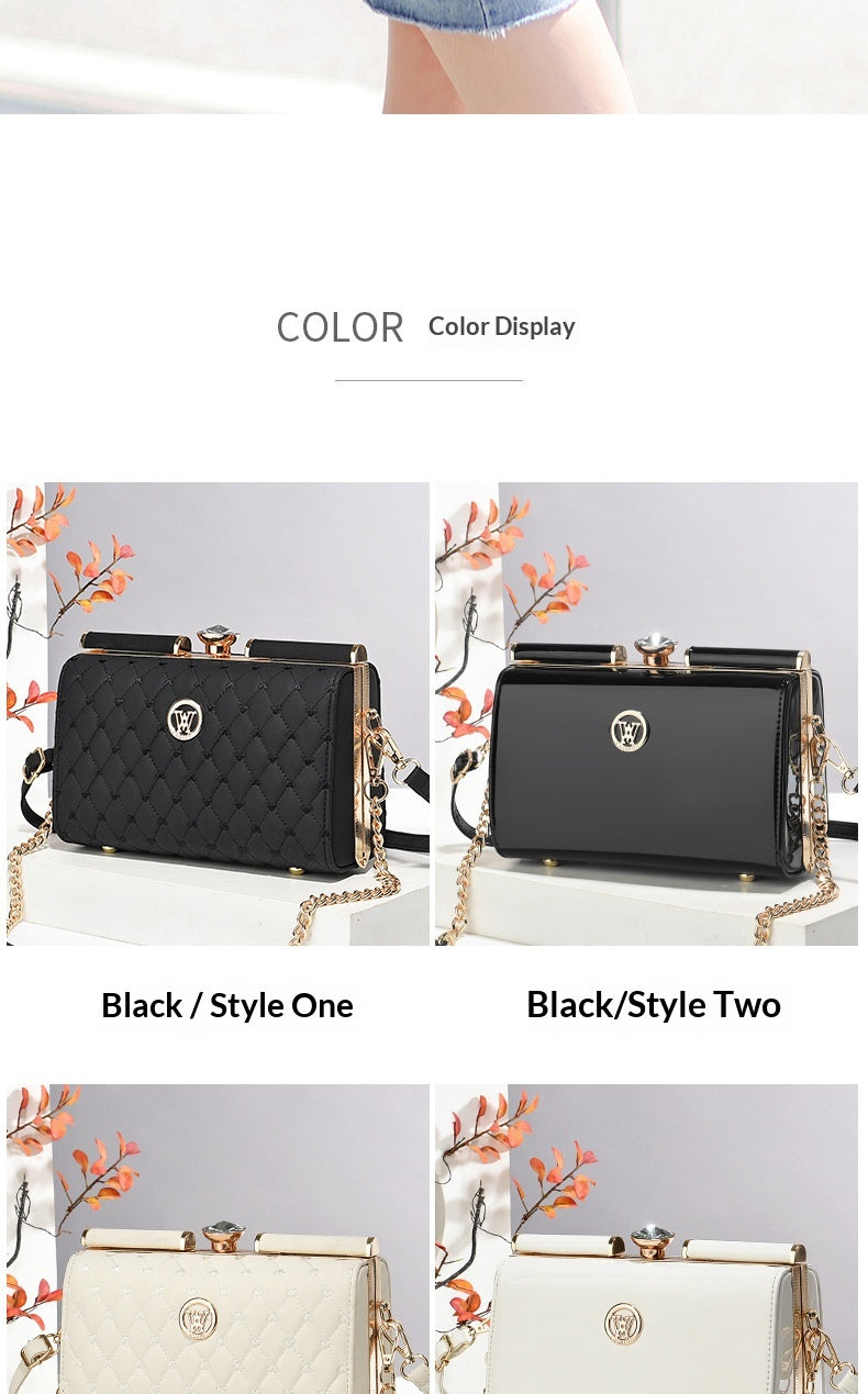 Niche Trendy Diamond-quilted Shoulder Bag With A Premium Texture