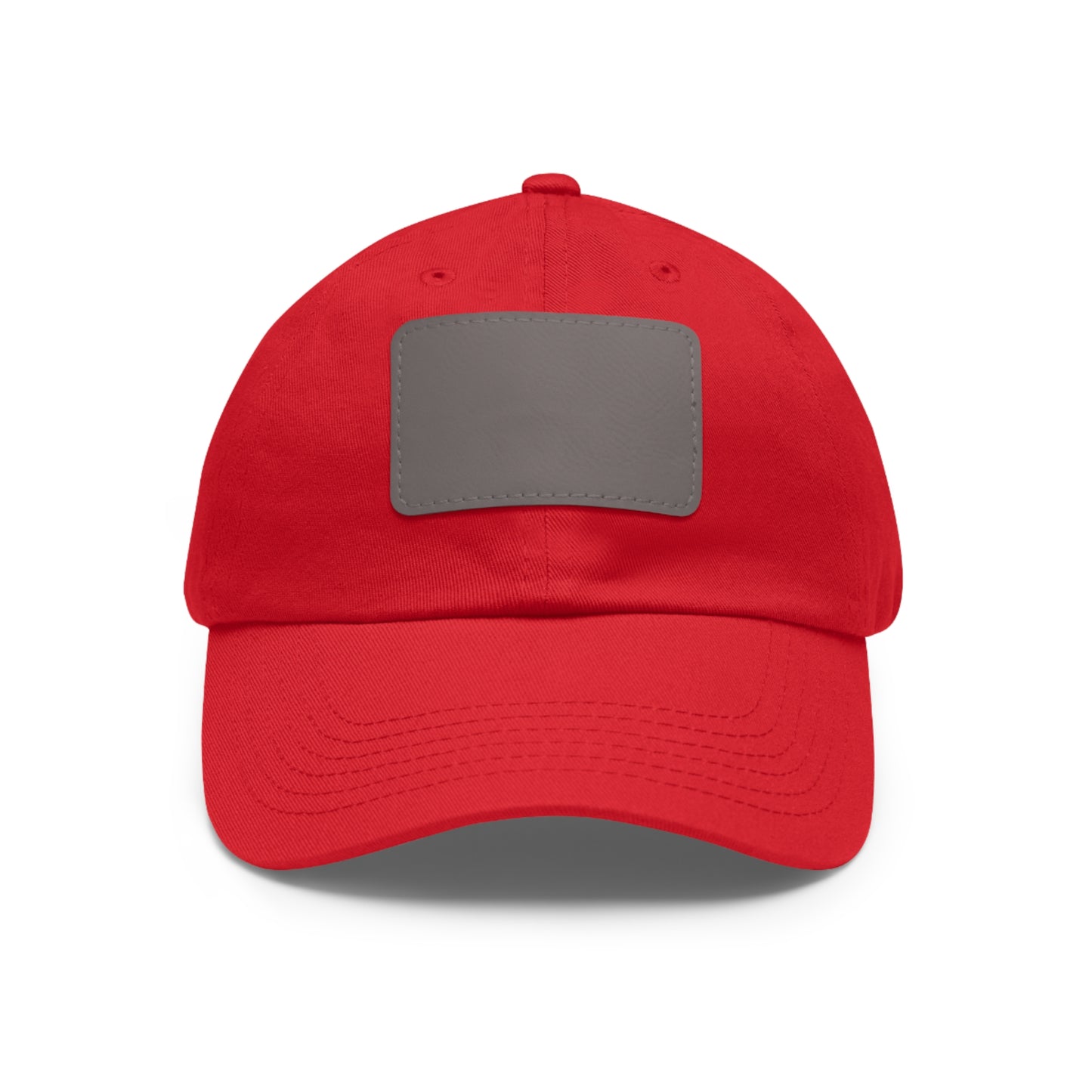 Dad Hat with Leather Patch (Rectangle) - Personalize With Country Flags