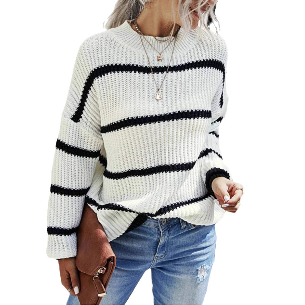 Women's Loose Knitted Pullover Sweater Coat