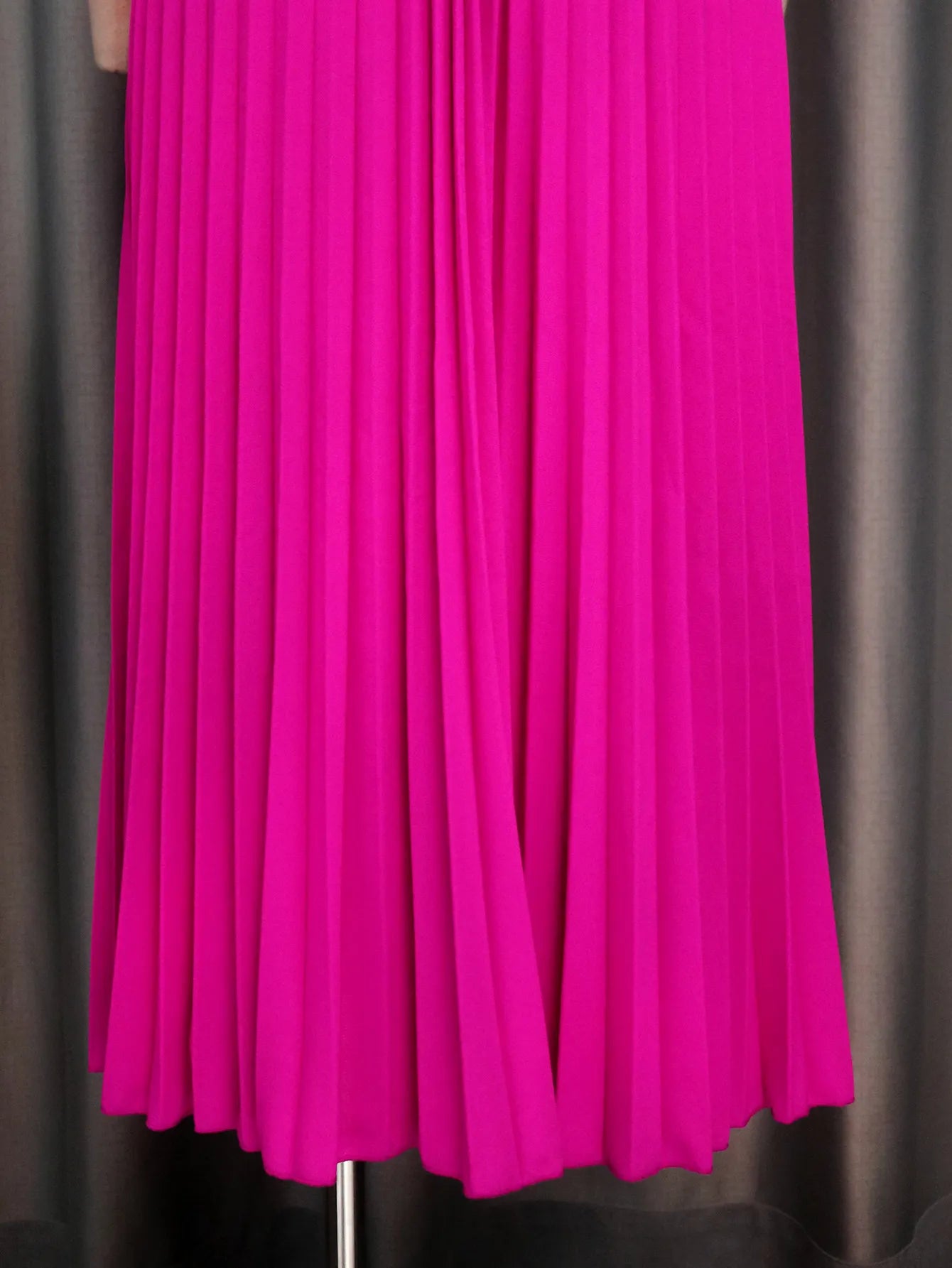 Women's Fashion Shoulder Diagonal Collar Dress