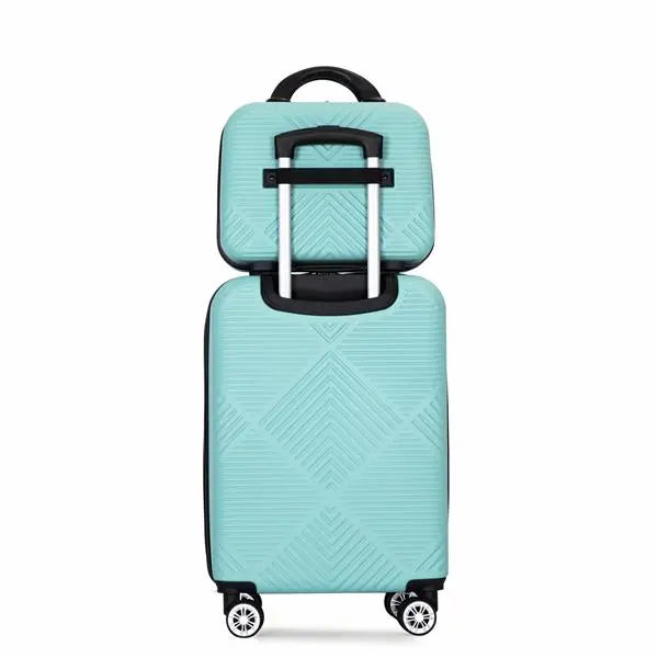 2-piece Luggage Set With ABS Lightweight Luggage And Swivel Wheels- FREE USA SHIPPING