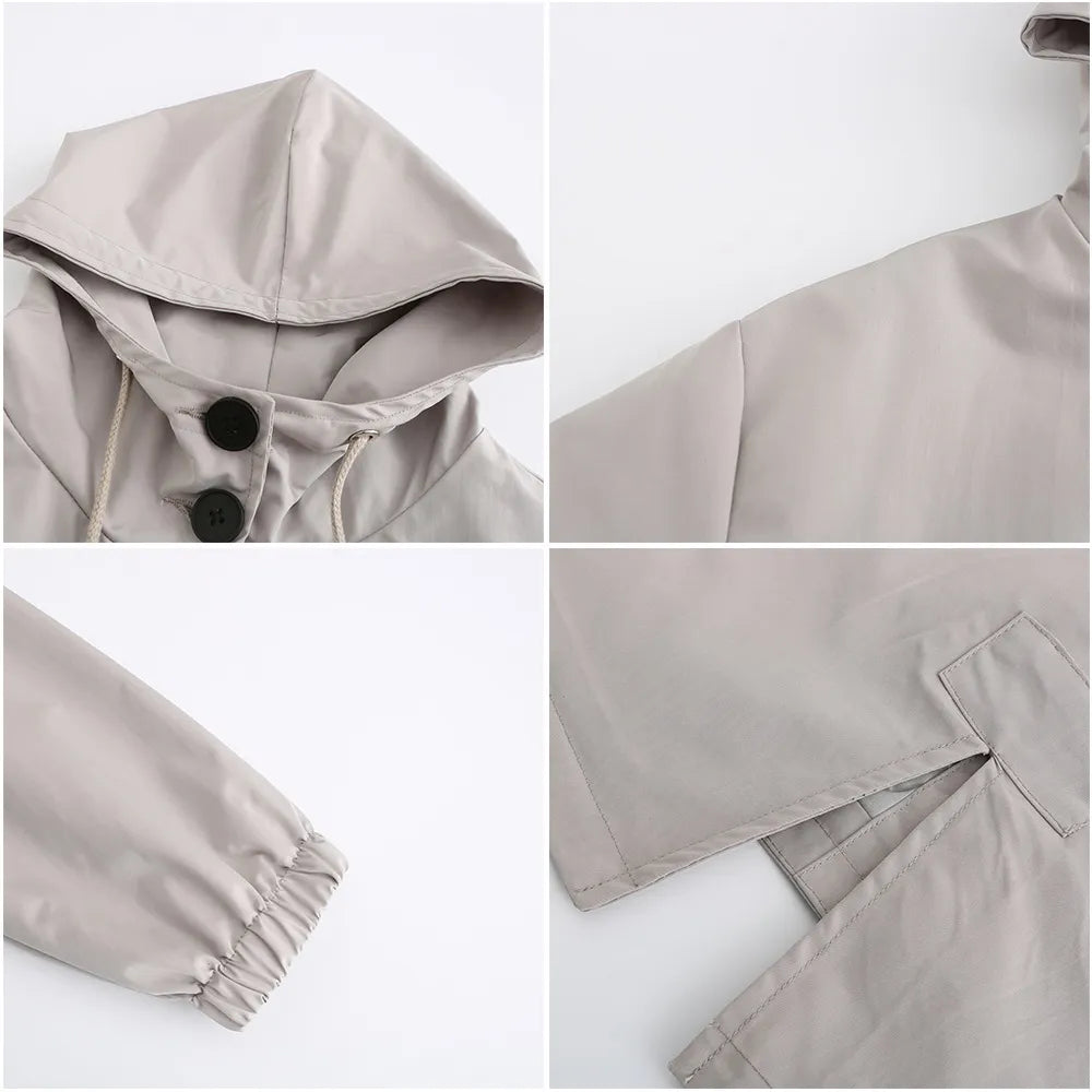 Waterproof Anorak Women's Casual Long Coat